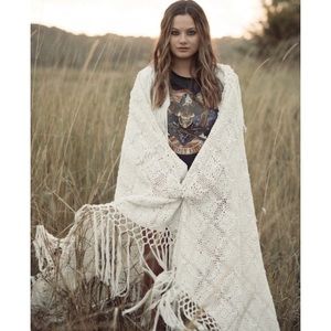 Spell & The Gypsy Collective Crochet Blanket Rare